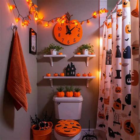20 Spooky, Stylish And Simple Halloween Bathroom Decor Ideas » Decor Ranch