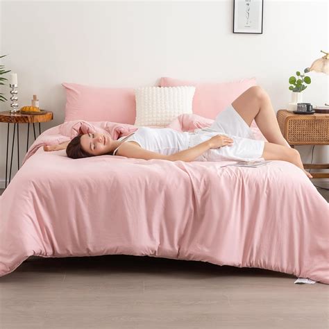 Amazon.com: COTTEBED Light Pink Twin XL Comforter Set for College Girls ...