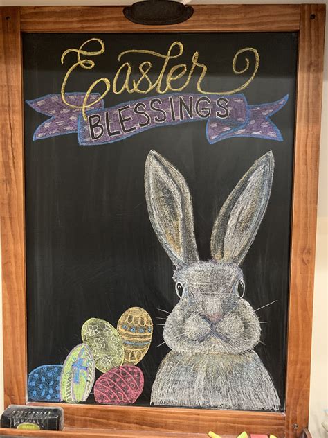 Pin by Barbara Weller on easter | Spring chalkboard art, Chalkboard art ...