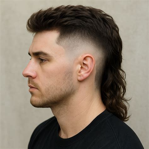 Drop Fade Mullet Hairstyle: Modern Twist on a Retro Classic