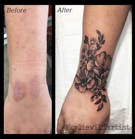 Wrist Scar Cover Up Tattoos