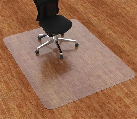 Amyracel Office Chair Mat for Hardwood Floors, 45” x 53” Transparent ...