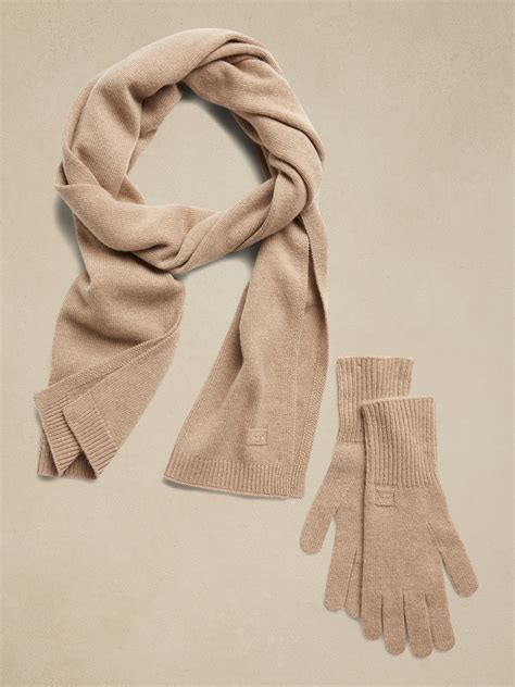 Cashmere Scarf & Glove Set | Banana Republic