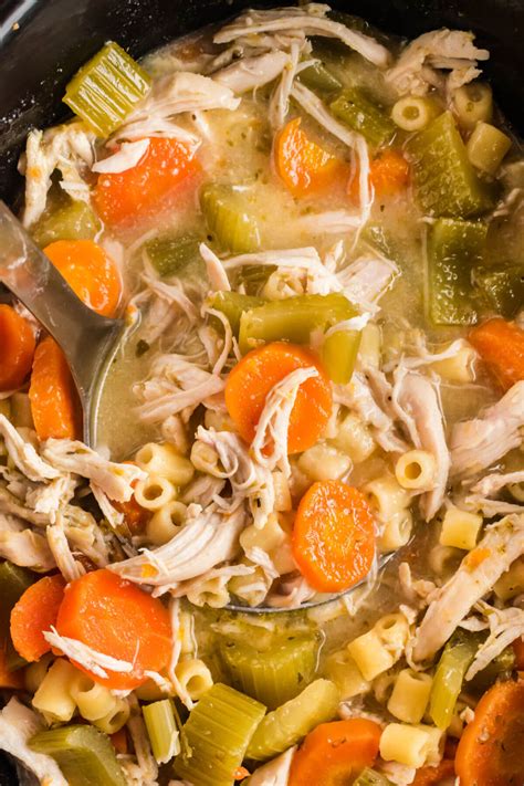 Crock Pot Chicken Noodle Soup Recipe - Artful Homemaking