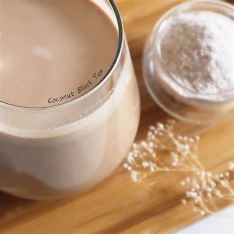 Coconut Black Tea Powder Supplier | Allwin Food - Coconut Milk Tea ...