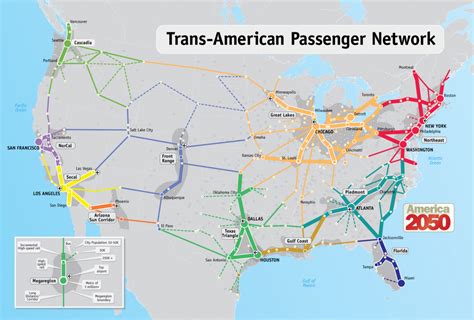 United States Train Map - Printable Map