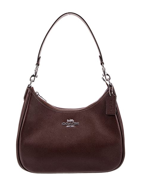 Coach Leather Shoulder Bag w/ Tags - Brown Shoulder Bags, Handbags ...
