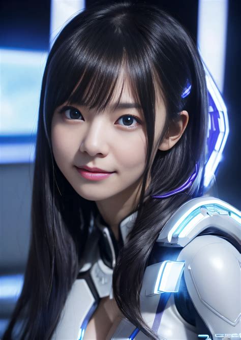 A woman in a futuristic suit posing for a picture - SeaArt AI