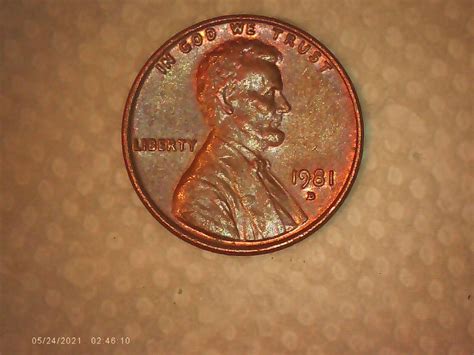 1981-D Lincoln Memorial Penny Repunched Mint Mark RPM Big G in FG Gem ...