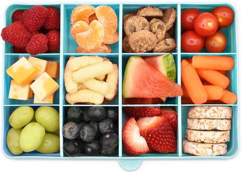 Amazon.com: melii Snackle Box – Divided Snack Container, Food Storage for Kids, Removable ...
