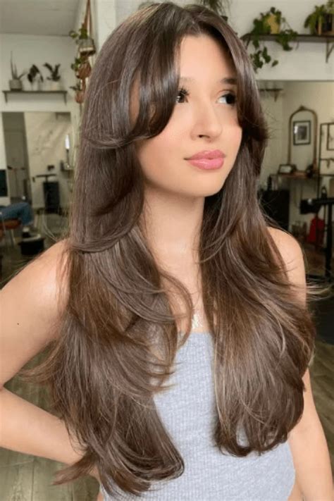 Super Long Straight Layered Hair