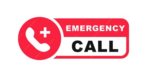 Premium Vector | Emergency call icon SOS emergency call