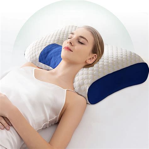 Soft and Non Collapsing Core Protects The Cervical Spine and Helps Sleep. Adult and Student ...