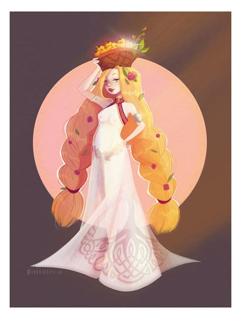 Character Design: Idun (Norse Goddess) :: Behance