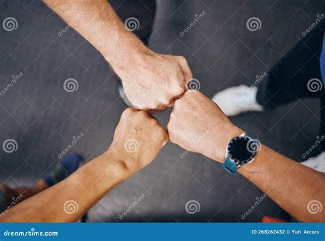 Fist Bump, Motivation in Workout in Gym, Training or Exercise for ...