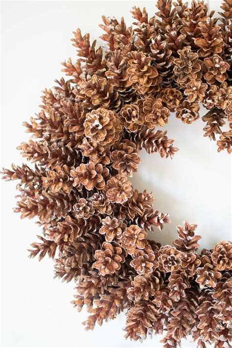 How to Make a Pinecone Wreath (without wire or glue!) - Sustain My ...