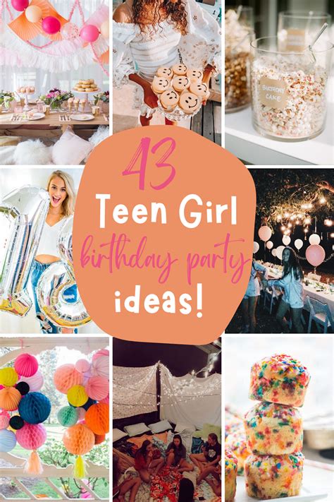 43 Teen Girl Birthday Party Ideas - momma teen