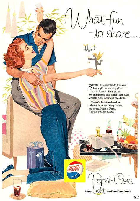 32 Pepsi Cola Adverts For Adults Living The American Dream (1950s ...