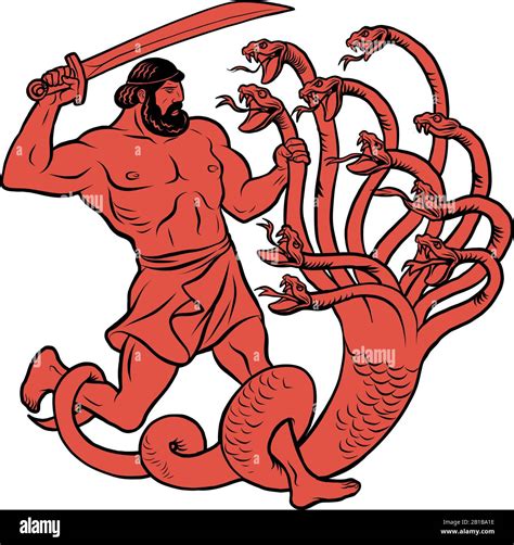 Heracles hydra hi-res stock photography and images - Alamy