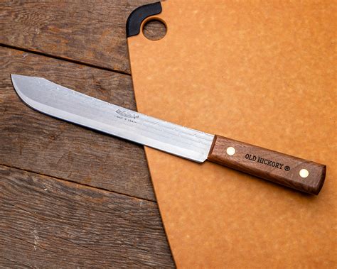 Old Hickory Butcher Knife 10" High Carbon Steel Blade (7111) - KnifeCenter