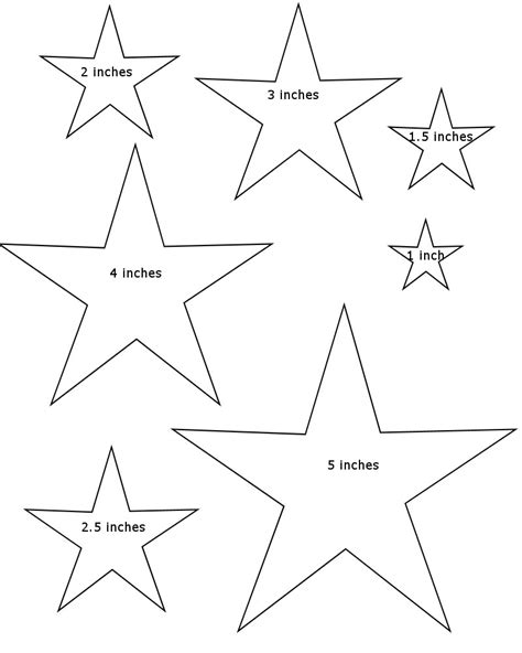Free Star Outline Printable, Download Free Star Outline Printable png ...