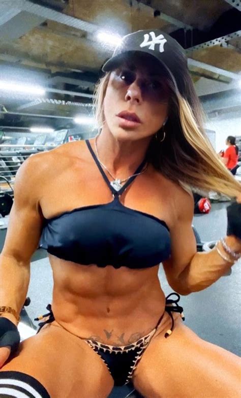 Fit grandma, 53, wears a bikini to lift weights