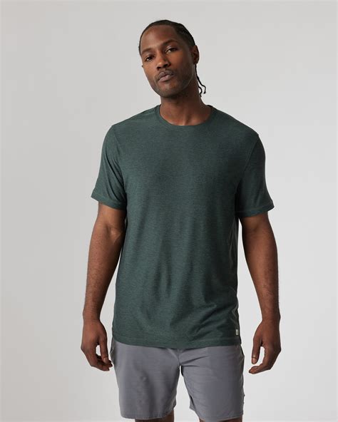 Strato Tech Tee | Men's Aspen Heather Workout Shirt | Vuori