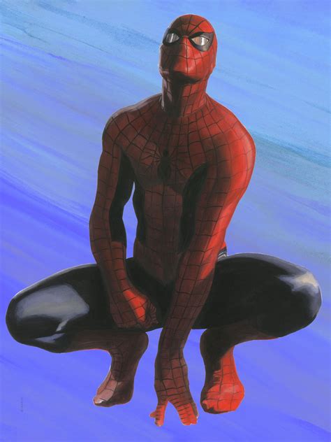 Spider Man Alex Ross Wallpaper ALEX ROSS RARE SPIDER MAN LIMITED