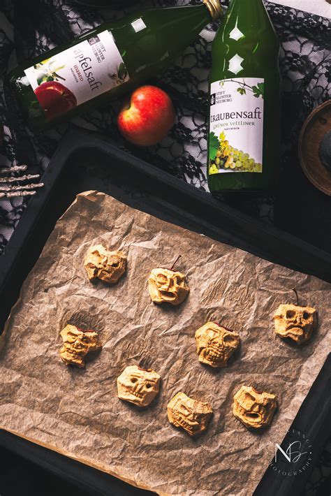 Scary Halloween Punch Recipe with Shrunken Apple Heads