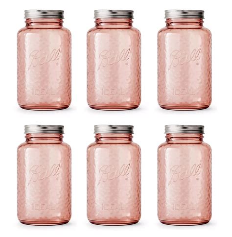 Amazon.com: Ball Collectors Edition Vintage Rose Colored Canning Jars ...