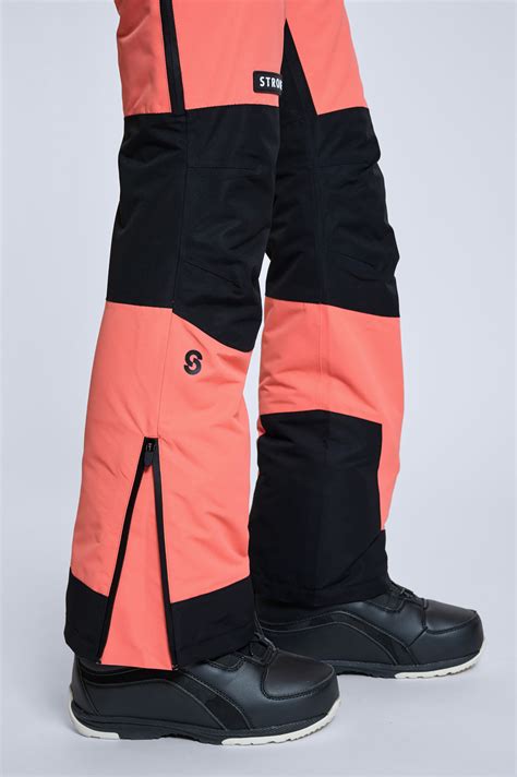 Renewed - Lynx Ski Pants Coral - Extra Large - Women's - Strobe