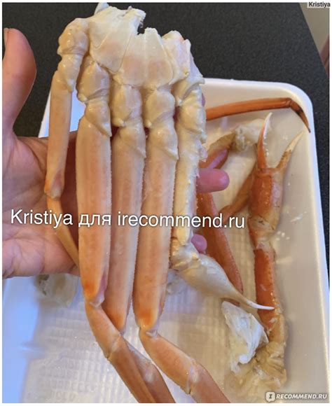 Морепродукты Новая Аляска Краб-Стригун Опилио Комплект конечностей в ...