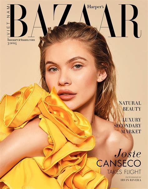 Josie Canseco dans Harper’s Bazaar magazine Vietnam - 24 février 2024