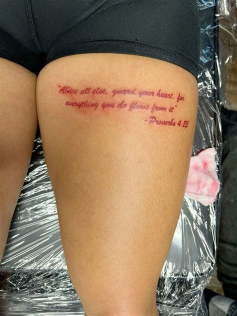Pin by Whitney Washington on Quotes | Thigh tattoos women, Tasteful ...