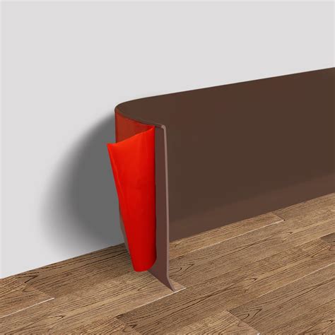 Snapklik.com : Vinyl Wall Base Baseboard Molding Trim 4" Flexible Self ...