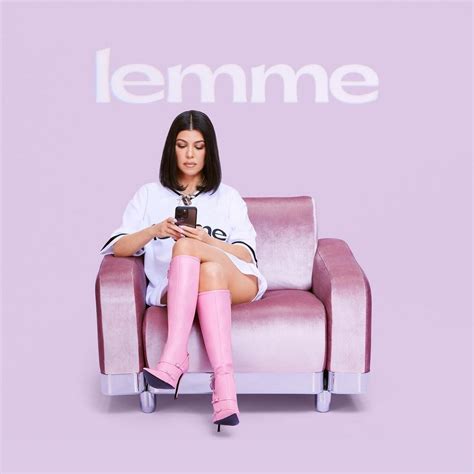 Kourtney Kardashian Nude For Lemme AD (2 Photos) | #The Fappening