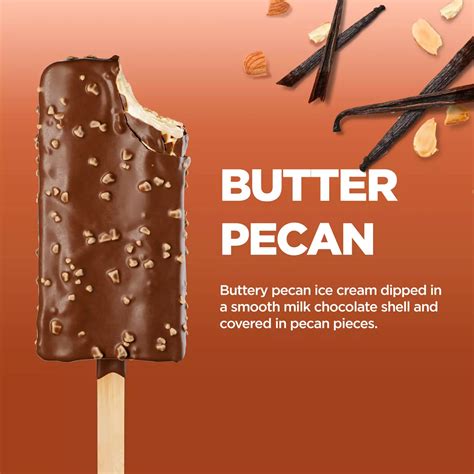 Keto Pint Zero Added Sugar Butter Pecan Ice Cream Bars - Shop Bars ...