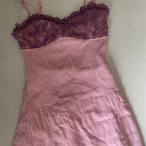 Urban Outfitters Women's Pink Dress | Depop
