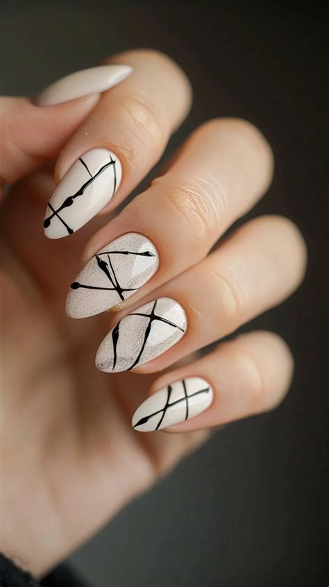 30 Line Nail Art Designs That Will Elevate Your Manicure Game