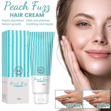 Skinetic Peach Fuzz Hair Removal Cream 2023 - Gentle & Painless Upper Lip Hair Removal for Women ...