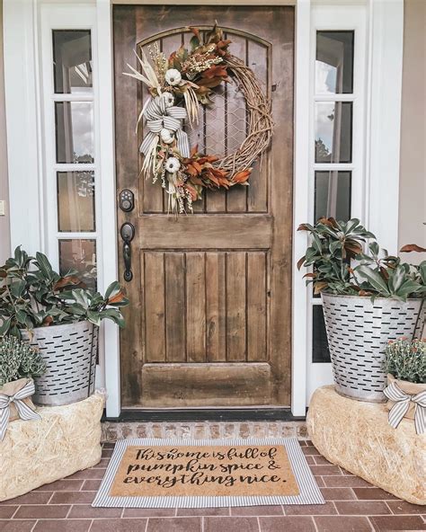 Front Door Decorating Ideas For Fall | Shelly Lighting