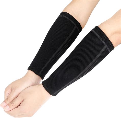 KALIONE 2 Pairs Volleyball Arm Sleeves, Volleyball Arm Pads, Black ...