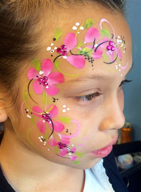 Flower Face Painting Ideas at Cecil Messer blog