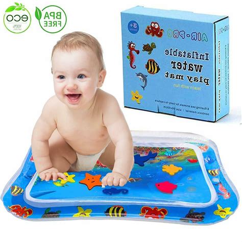 Baby Water Mat Tummy Time Inflatable Play M