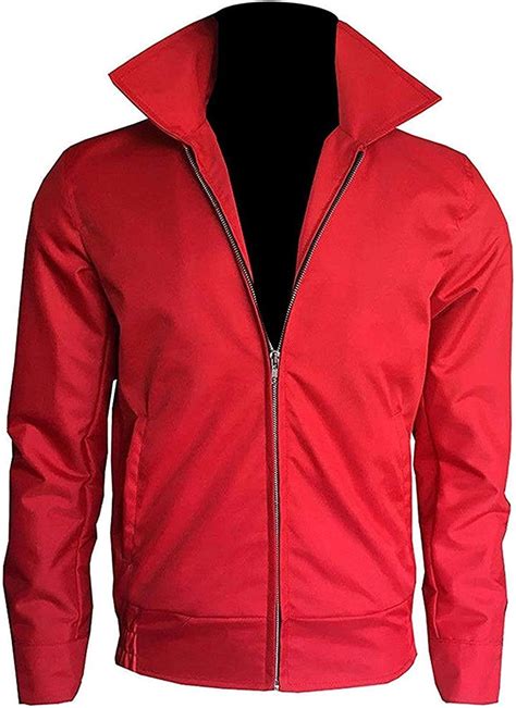 James Dean Rebel Without A Cause Red Cotton Jacket | Mens Red Jacket (L ...