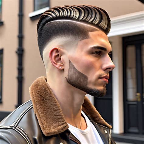 15 Stylish Middle Part with Burst Fade Haircut Ideas - Burst of Style