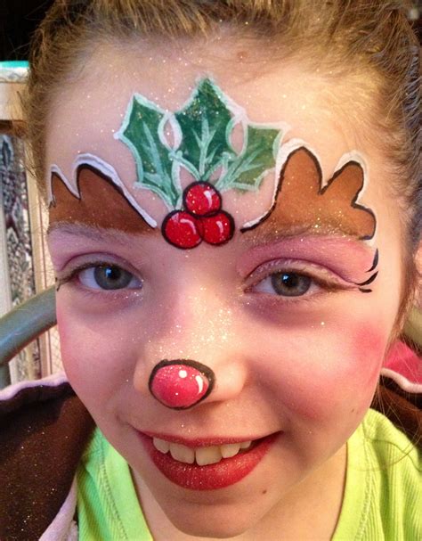 Rudolph Face Painting Ideas at Barbara Slye blog