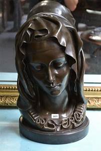 See related image detail. Bronze bust, after Michelangelo - Madonna Della Pieta - Busts/Heads ...