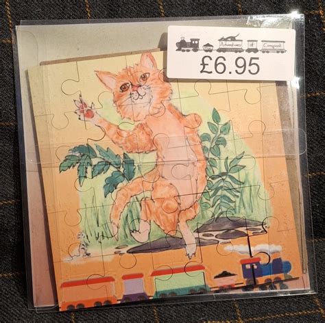 Poppy the Cat wooden puzzle - The Adventures of Compost
