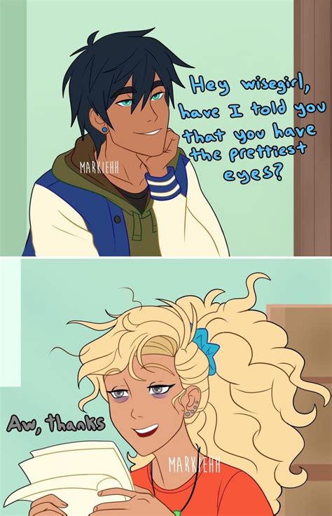 Percy and Annabeth | Percy jackson comics, Percy jackson books, Percy ...